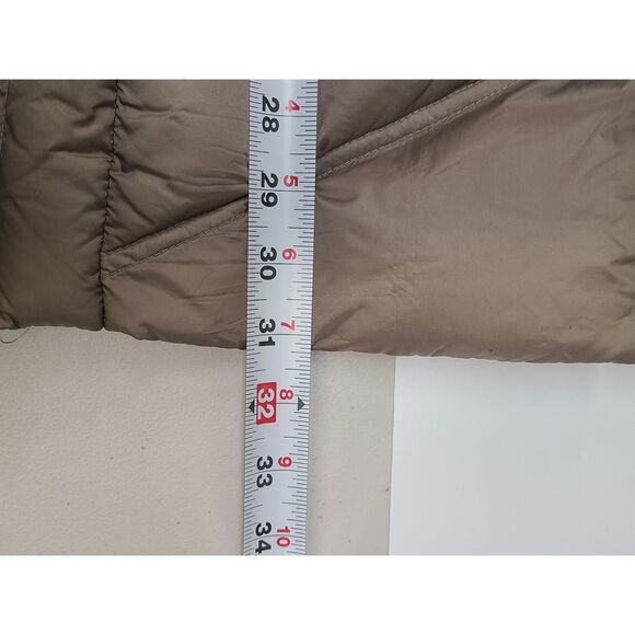 Michael Michael Kors Taupe Packable Lightweight Down Puffer Coat Jacket XS - Picture 5 of 5